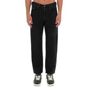 DIESEL Men's Relaxed Fit Jeans Men BLACK Pants